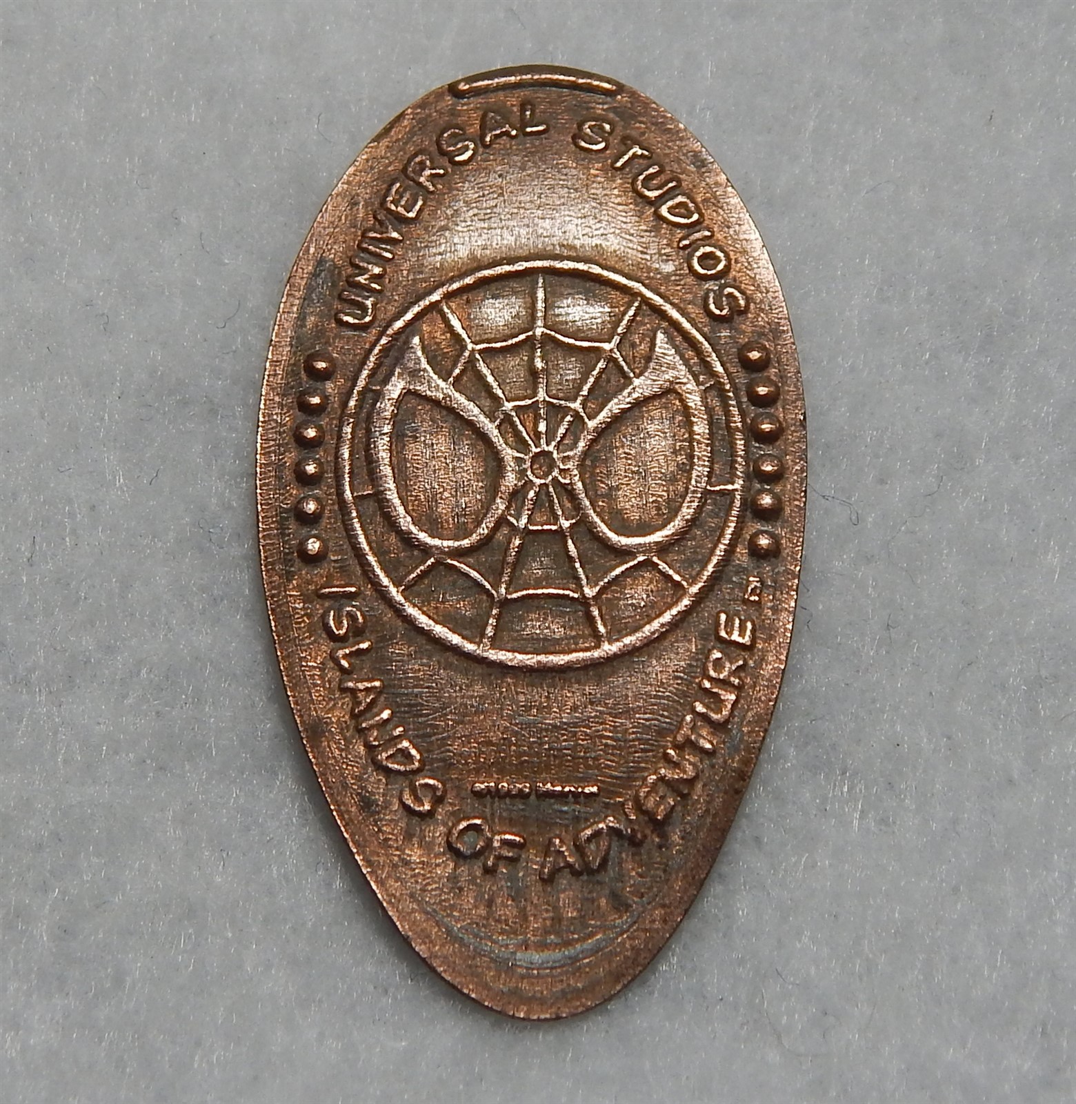 Spiderman ~ Universal Studios ~ Islands of Adventure ~ Souvenir elongated penny