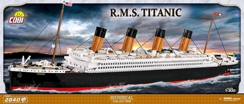 Titanic - R.M.S. Titanic 1:300 Scale Construction Set, 2840 Piece - COBI