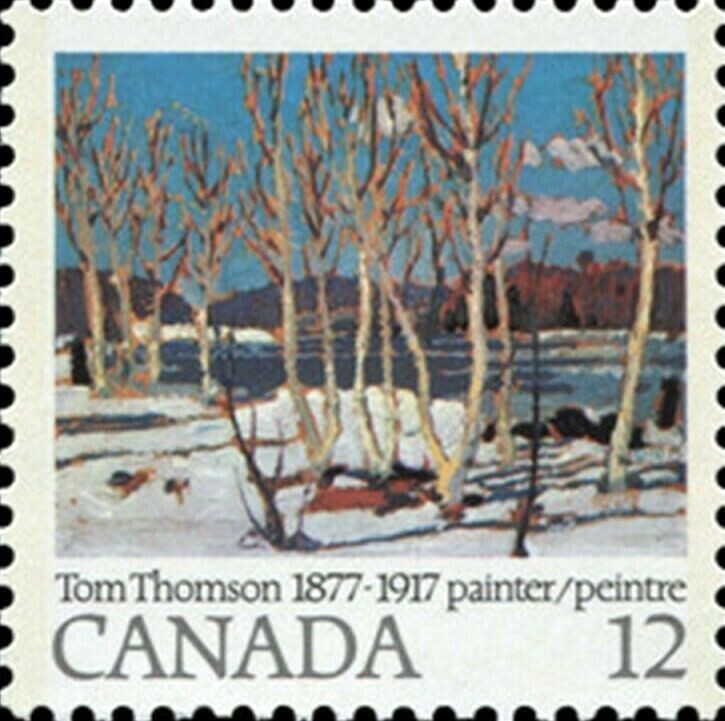 🍁Canada   #733   "TOM THOMSON PAINTINGS"   Brand New 1977 Pristine Original Gum