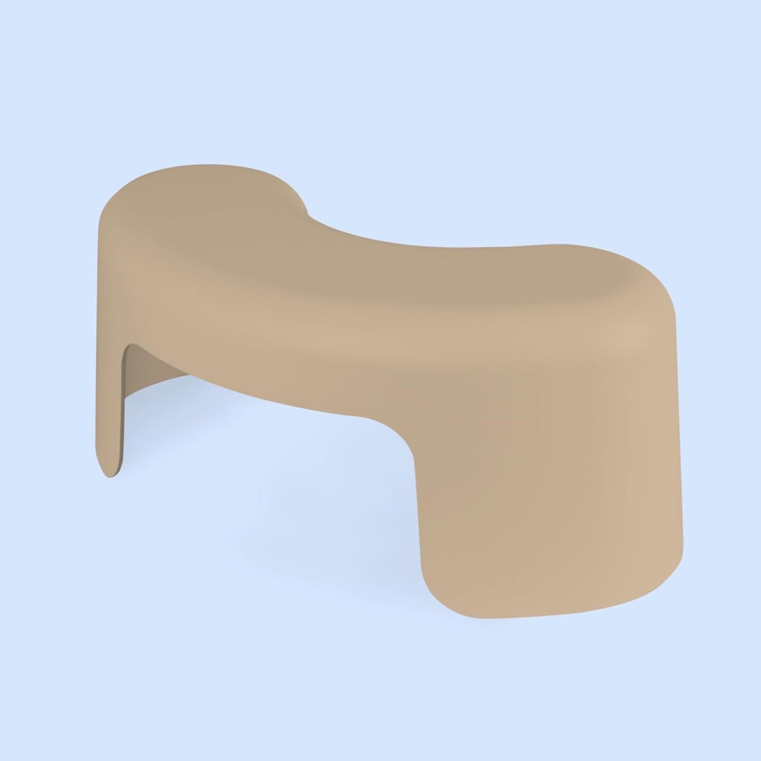 Arc Toilet Stool Supports a Natural Squatting Posture to Unkink Your Colon