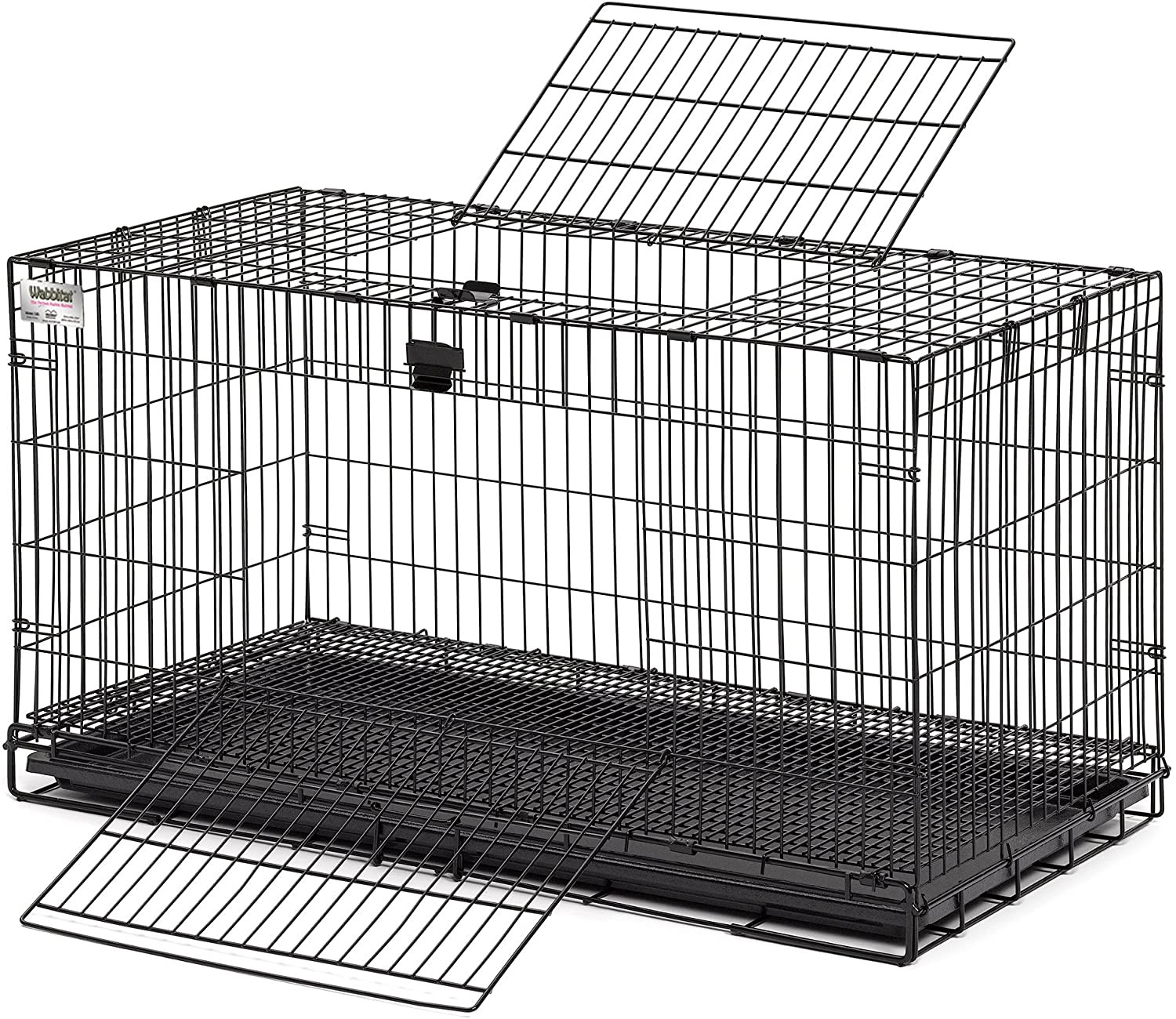 Medium Wabbitat Rabbit Cage, Grid Mesh Floor, Removable Tray, Top & Front Door A