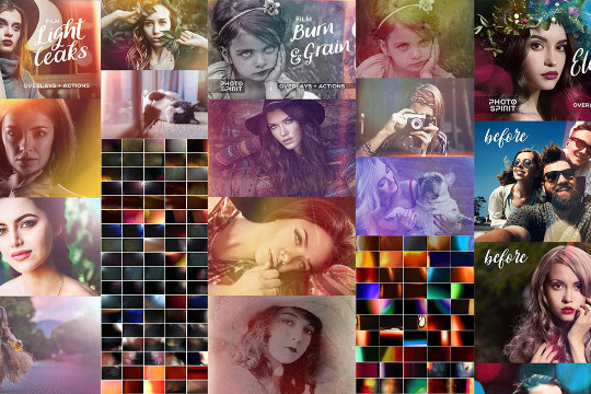 Blue Sky & Clouds Photo Overlays Megapack | Bokeh, Light Leaks & Flare Effects