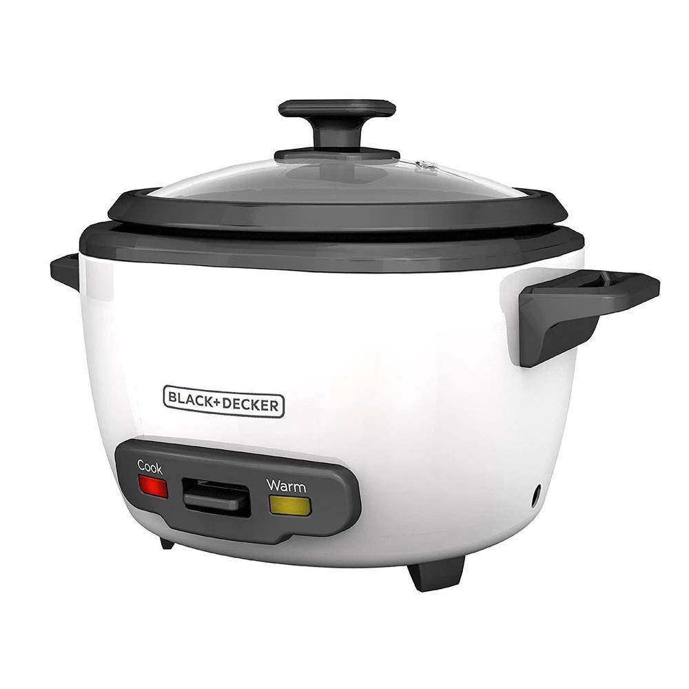 BLACK Plus DECKER 16 Cup Rice Cooker with Steamer Automatic Keep Warm Funct