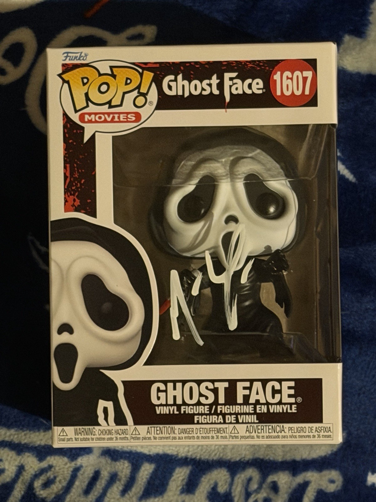 Scream Ghost Face #1607 Matthew Lillard Signed Stu Auto Funko Pop! + Protector