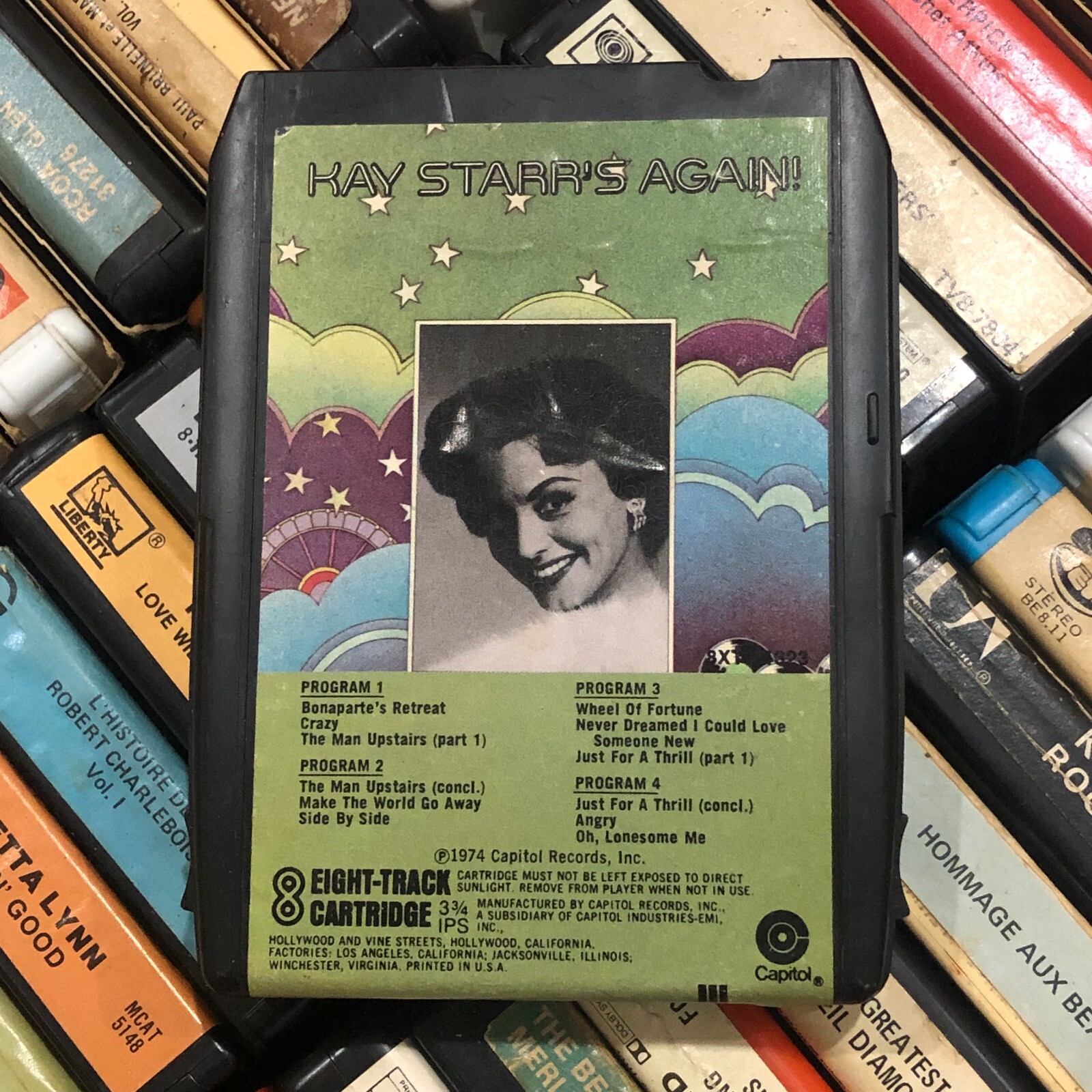 Kay Starr's Again! 1974, 8 Track Tape