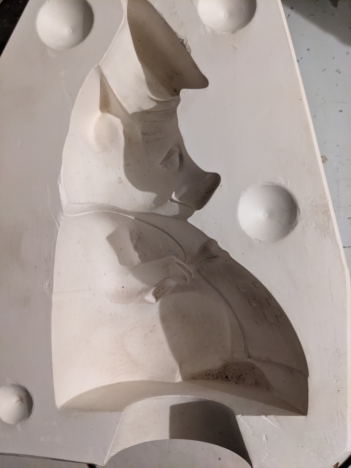 Chef Pig Vintage Slip Casting Ceramic Mold 