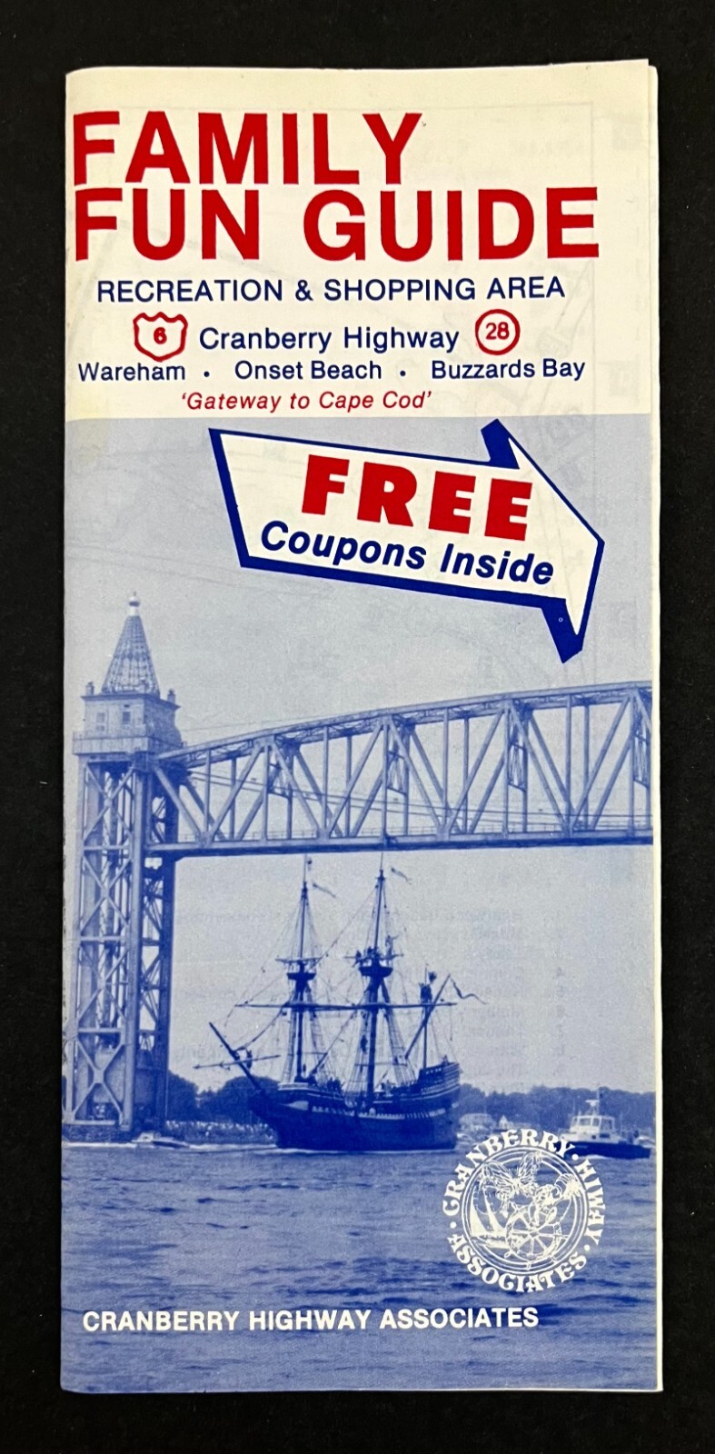 1990s Cranberry Highway CT Family Fun Guide Coupons Ads Vintage Travel Brochure