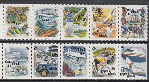 Caimans - Mail Yvert 708/17 ** Mnh