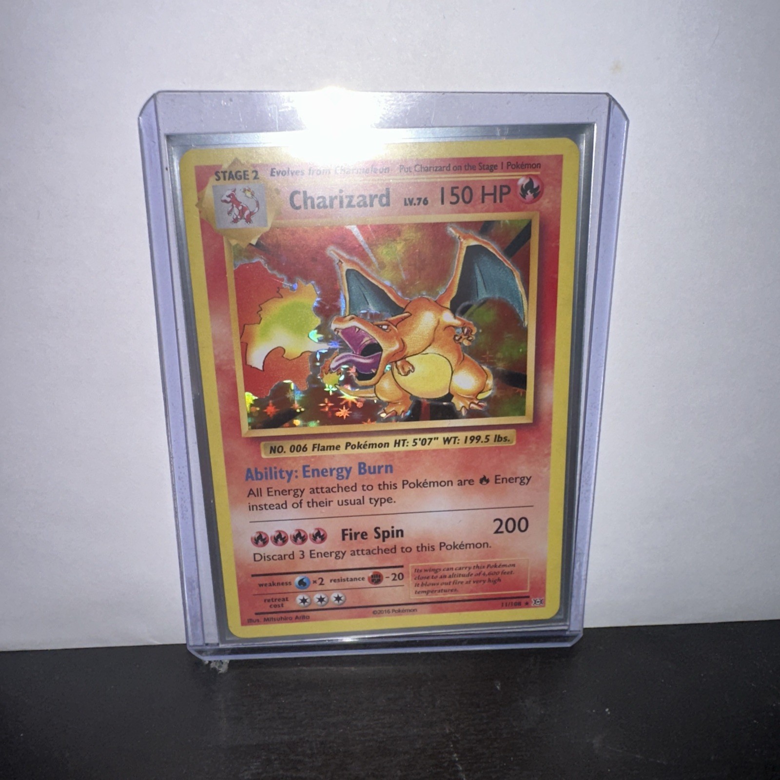 Charizard 11/108 Holo Rare - Pokemon XY Evolutions - NM