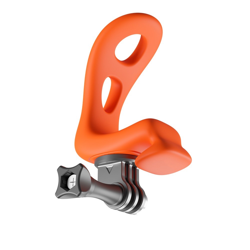 Orange Flexible Mount 360° Rotation Accessory For Gopro/DJI Action Camera