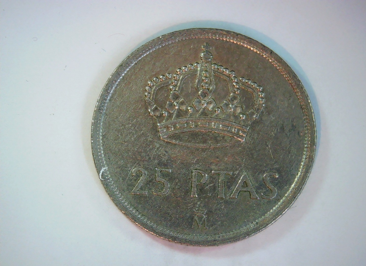 Spain 1983 25 Pesetas Juan Carlos I (25 Pesetas, crowned value reverse) Coin