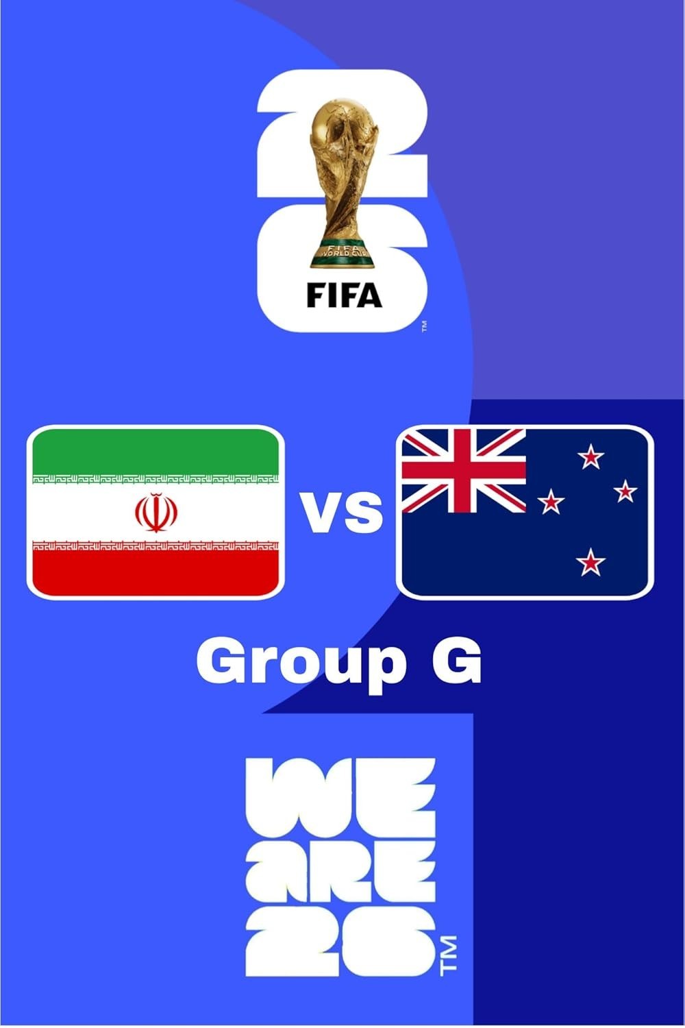 FIFA World Cup 2026™ - Match 15 IR Iran vs New Zealand (2 tickets) Los Angeles