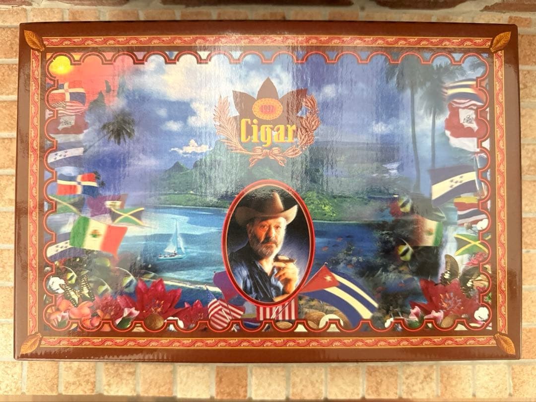 Montegrappa 1997 Ltd Edition Celluloid Sterling Silver Cigar 18K Fountain Pen