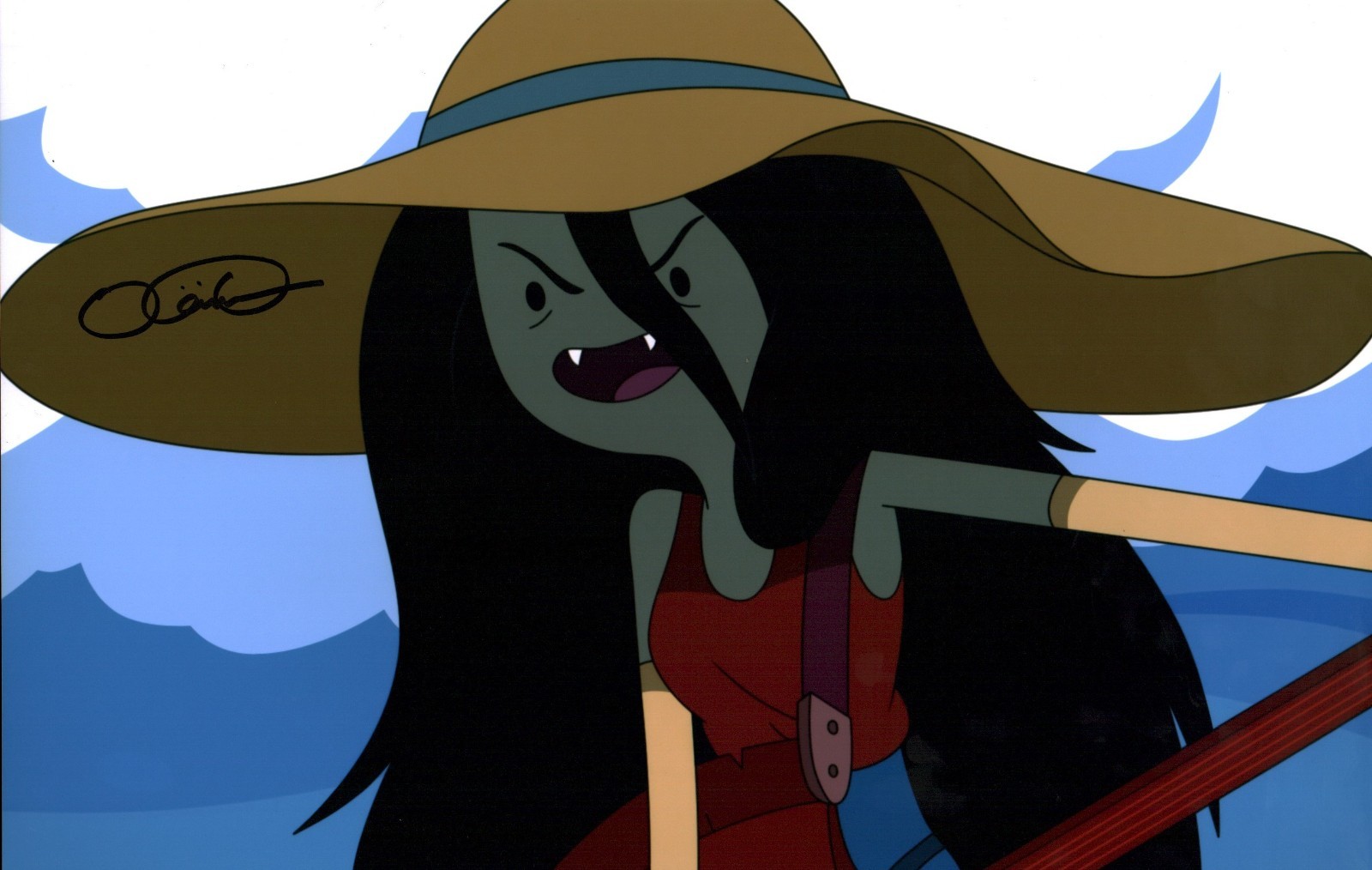 Olivia Olson Adventure Time 11x17 Signed Photo Poster JSA Certified Autograph