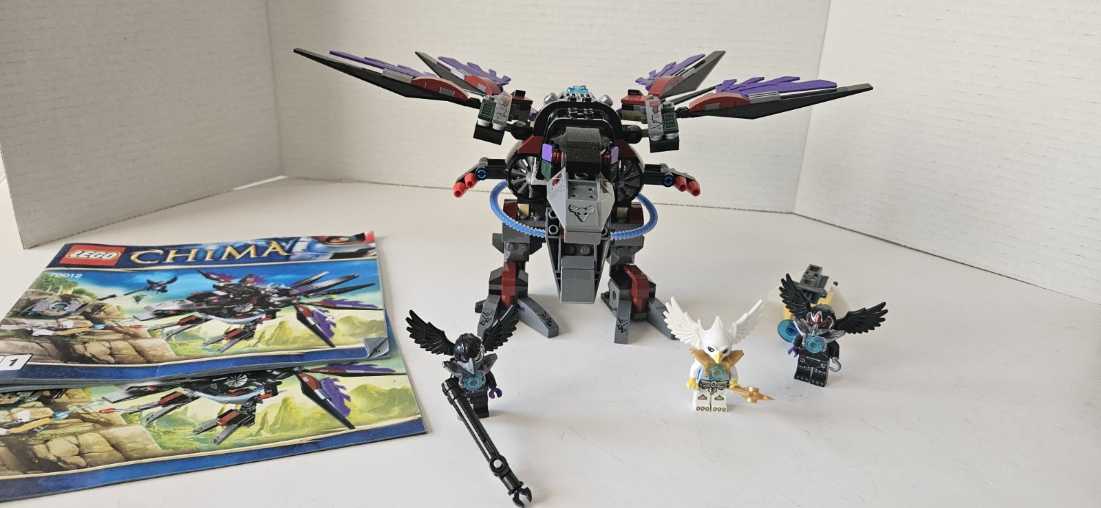 LEGO 70012 LEGENDS OF CHIMA Grab The Eagle Tribe CHI With Razar’s CHI Raider