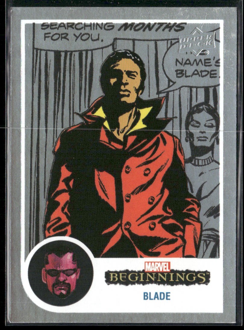 2022 Upper Deck Marvel Beginnings Flipped FX #FFX8 - Blade