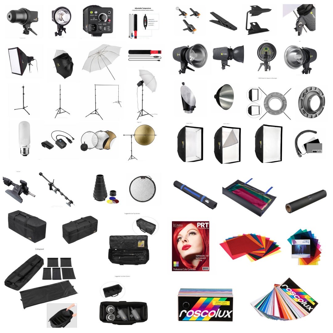 PICKUP ONLY - Complete Professional Photography Studio Lighting Kit 