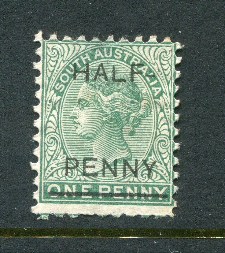 South Australia #75 Victoria Surcharge 1/2 P. [Mint Hinged] 