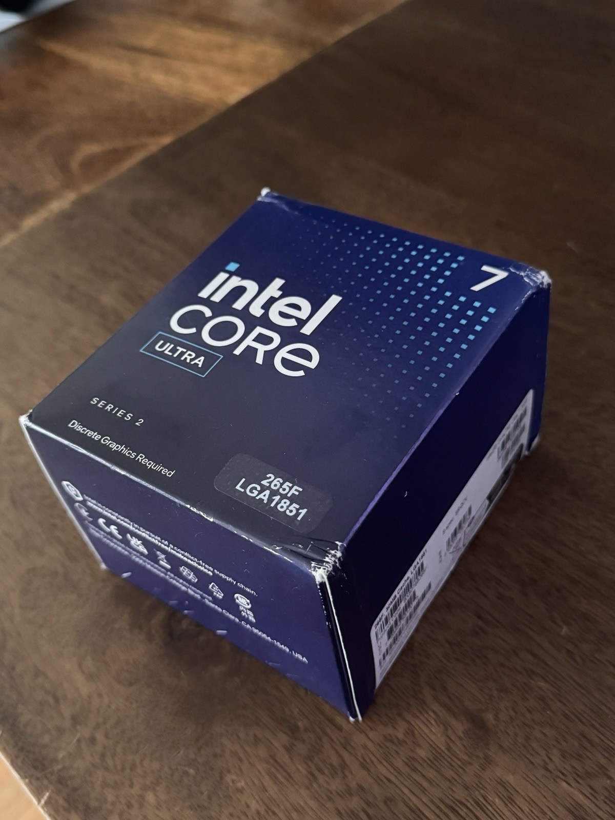 Intel Core Ultra 7 265F Core Ultra 7 (Series 2) Arrow Lake 20-Core  CPU