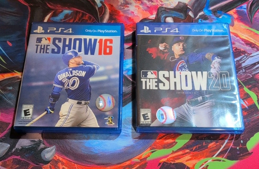 MLB The Show 12 and 20 PlayStation 4 PS4 Bundle Lot Tested Working