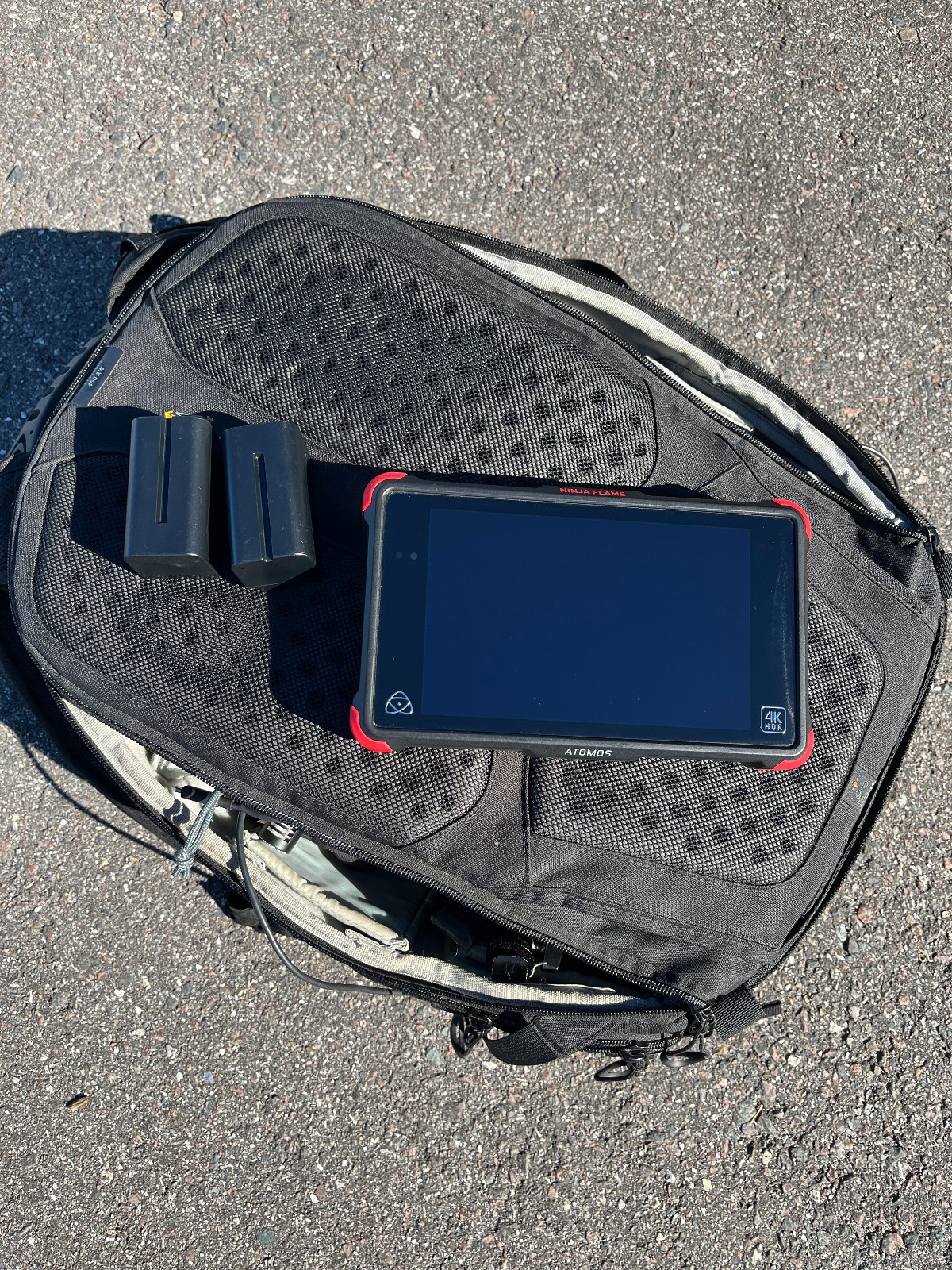 Atomos Ninja Flame 7 inch 4K HDMI Recording Monitor With 2 Batteries