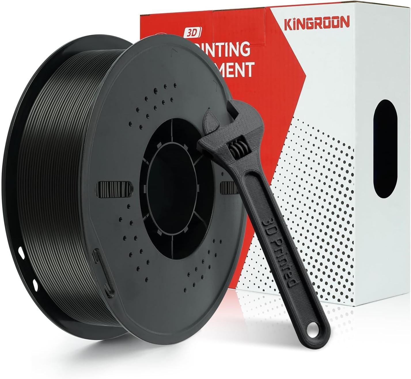 Kingroon PETG 3D Printer Filament, High Strength, Low Warping, Odorless, Dimensi