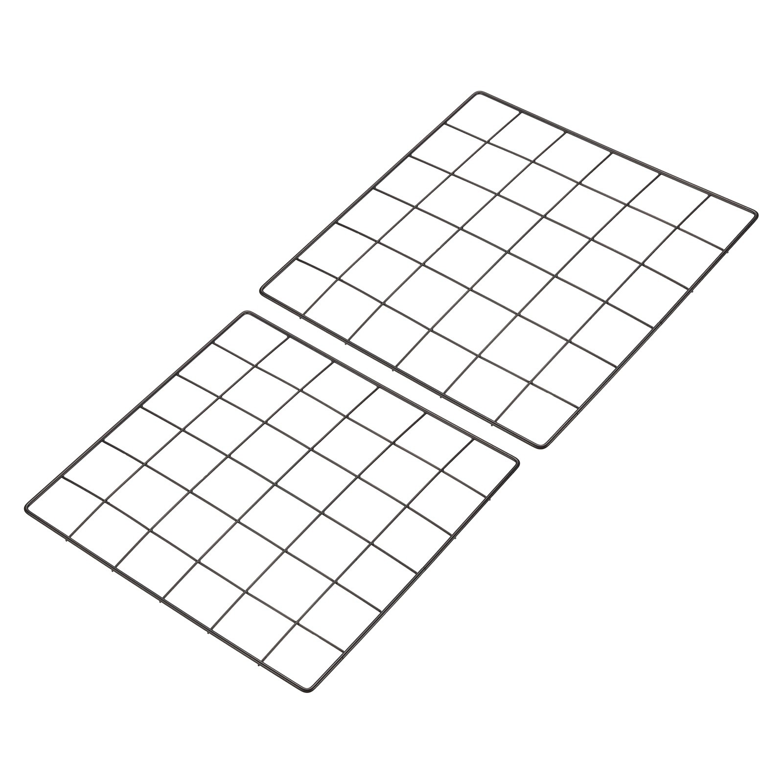 12"x12" 2pc Photo Grid Black Decorative Panel