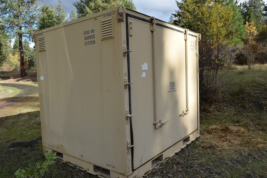 AAR Mobility Systems EISU 90 Portable Shower Shipping Container Unit 3 Bay