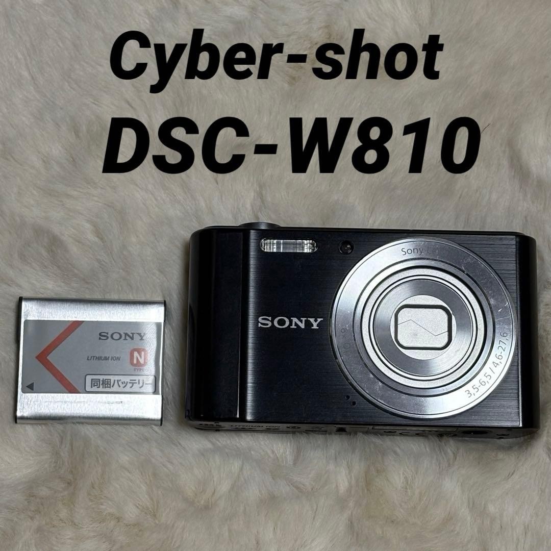 Sony Cyber-shot DSC-W810 Black Compact Digital Camera Untested Condition