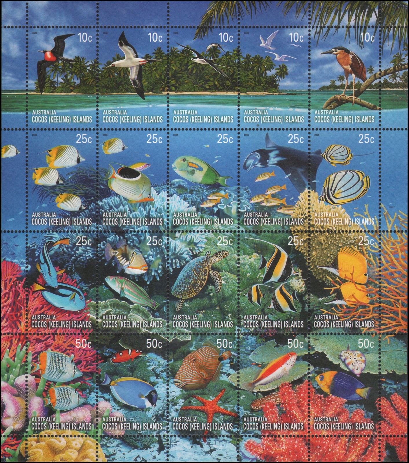 Cocos Islands #344 MNH