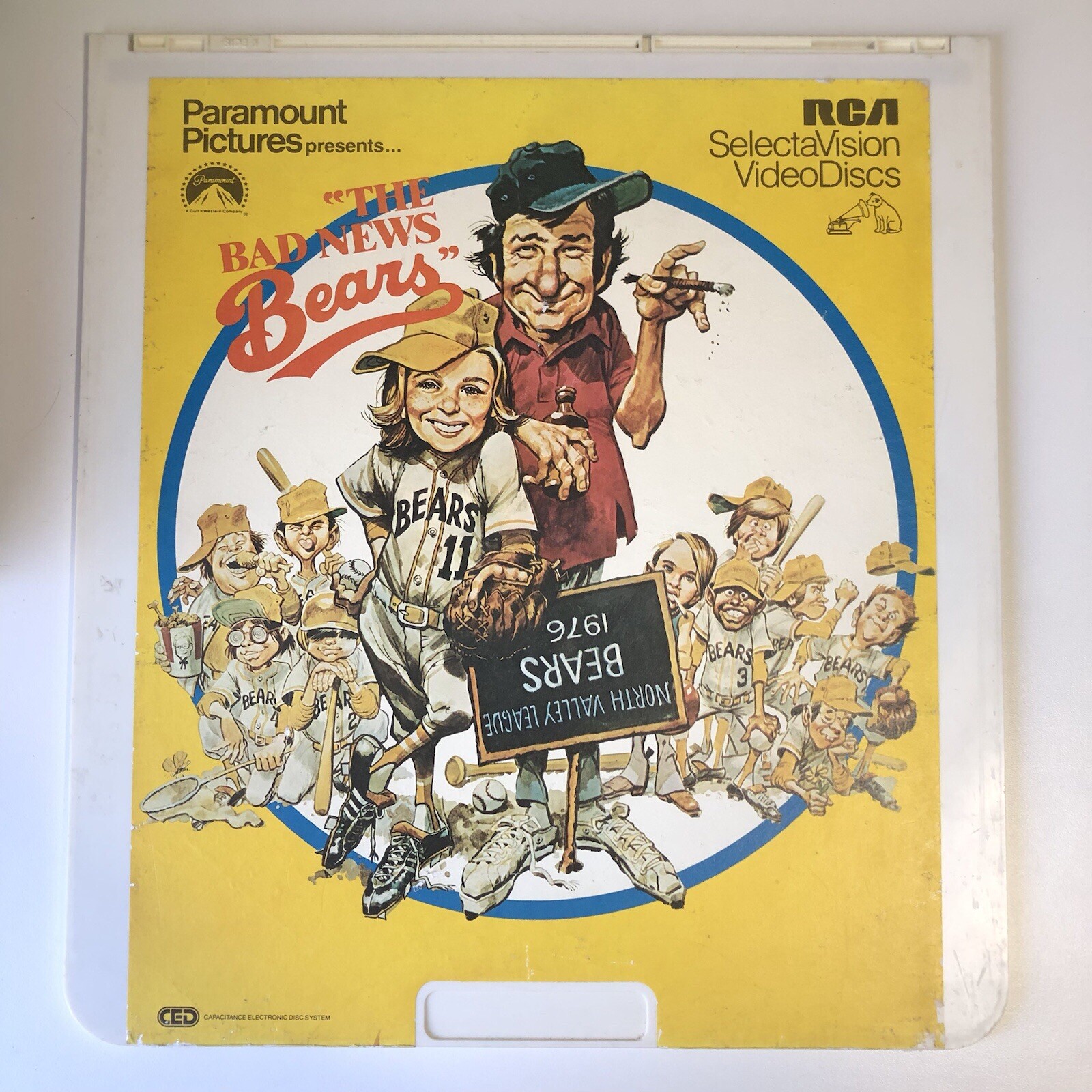 CED - Capacitance Electronic Disc - Video Disc - The Bad News Bears