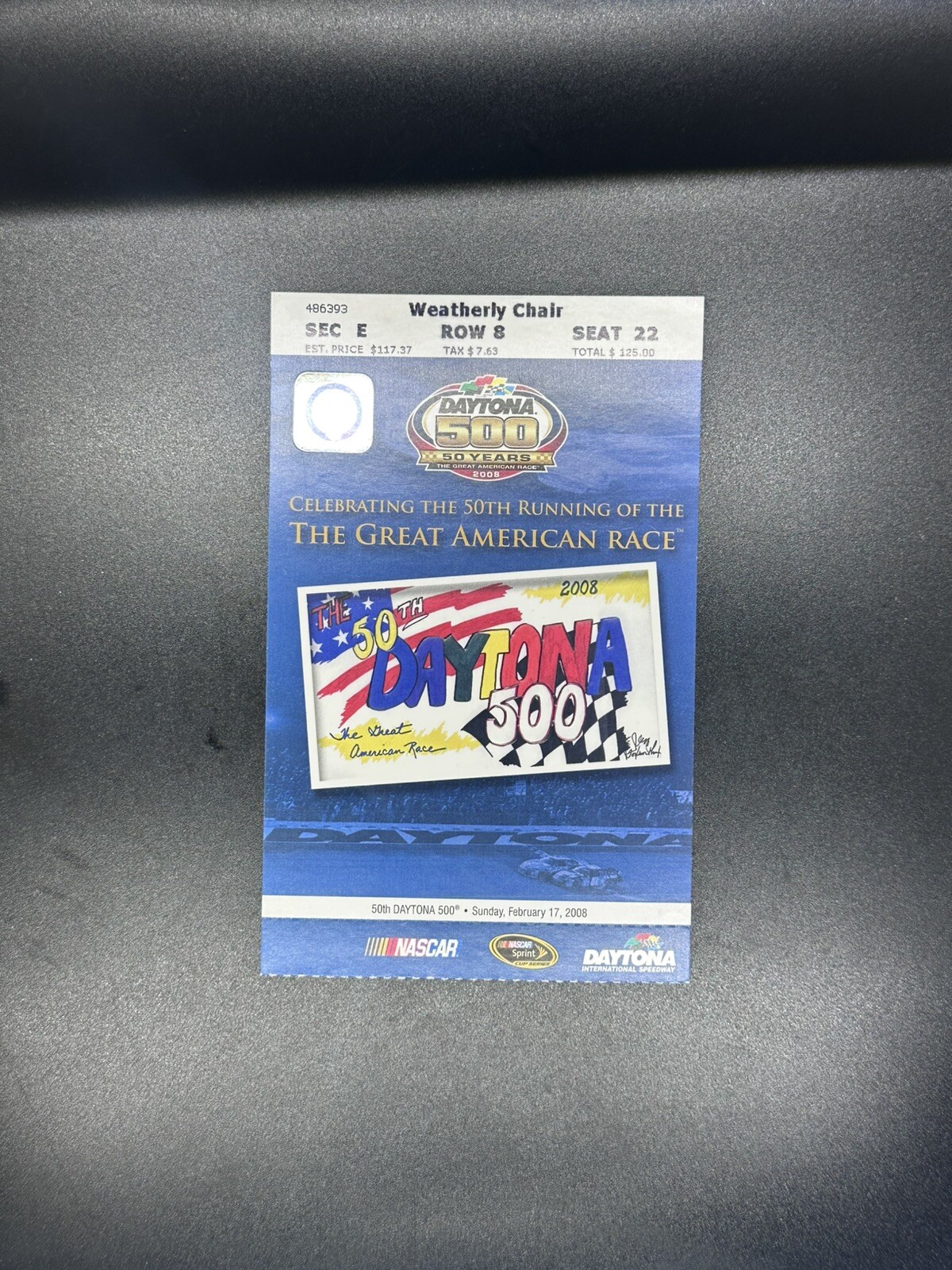 Daytona 500 - 50th Anniversary Tickets - Lot of Three