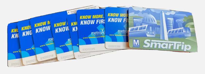 Smart Trip Metro - Save 40% on Washington DC Metro Area Transportation Card