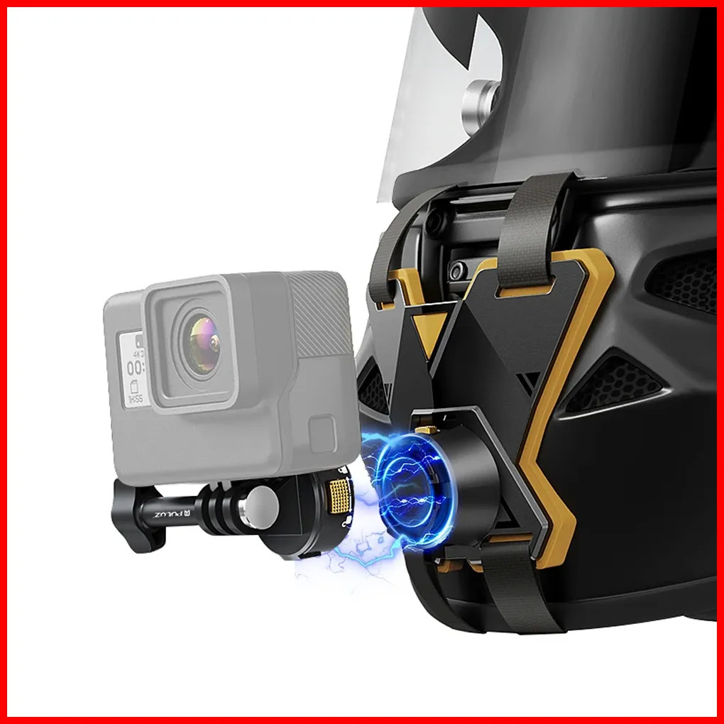 Magnetic Quick Release Motorcycle Helmet Chin Strap Mount for Action Camera NEW