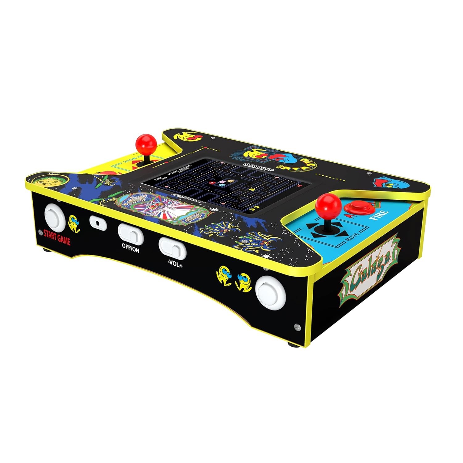 Used Arcade1Up Pac-Man/Galaga 2 Player Head-to-Head Countercade A1U Retro
