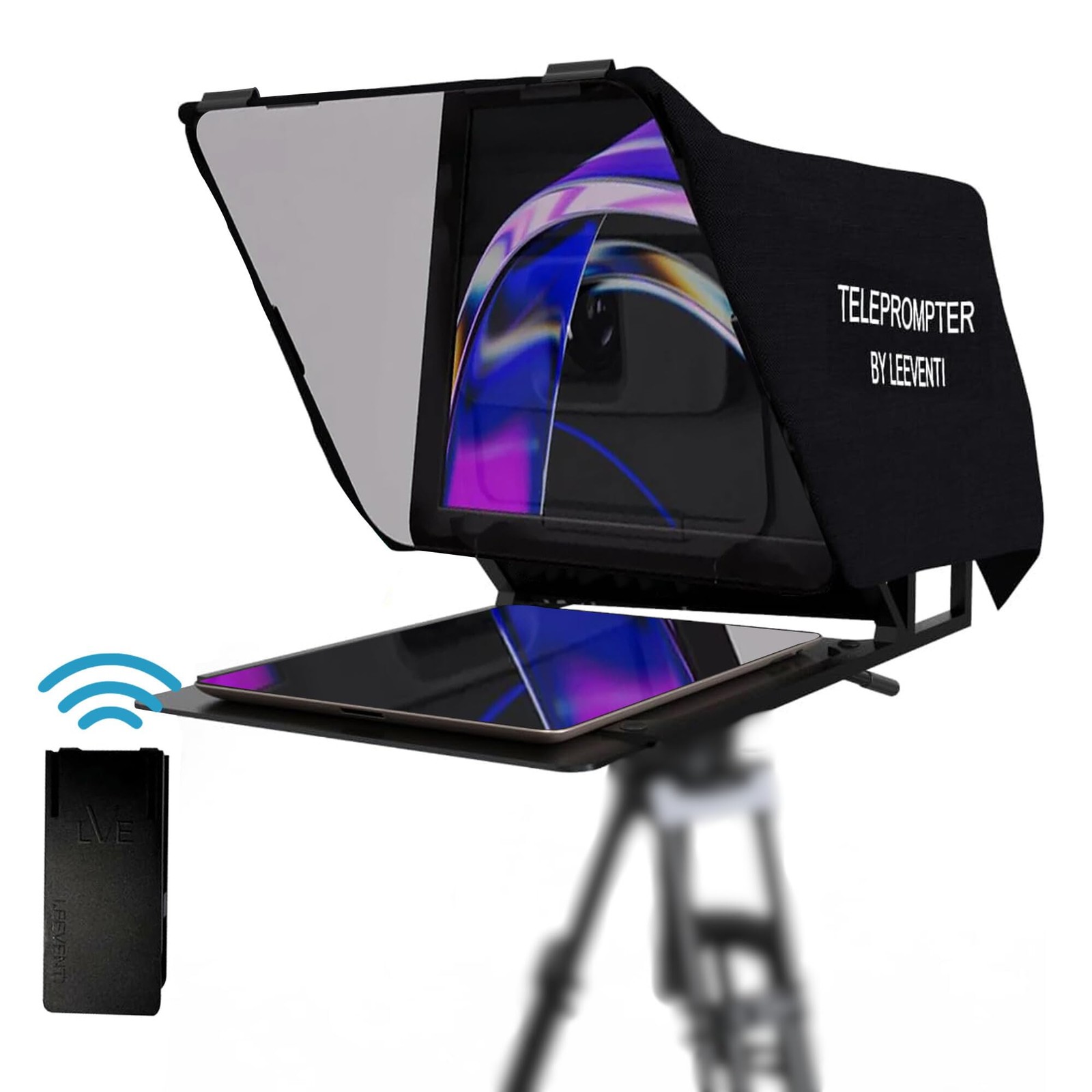 Teleprompter 4.0 12" Compatible with iPad, Tablet, Smartphone and DSLR Camera...