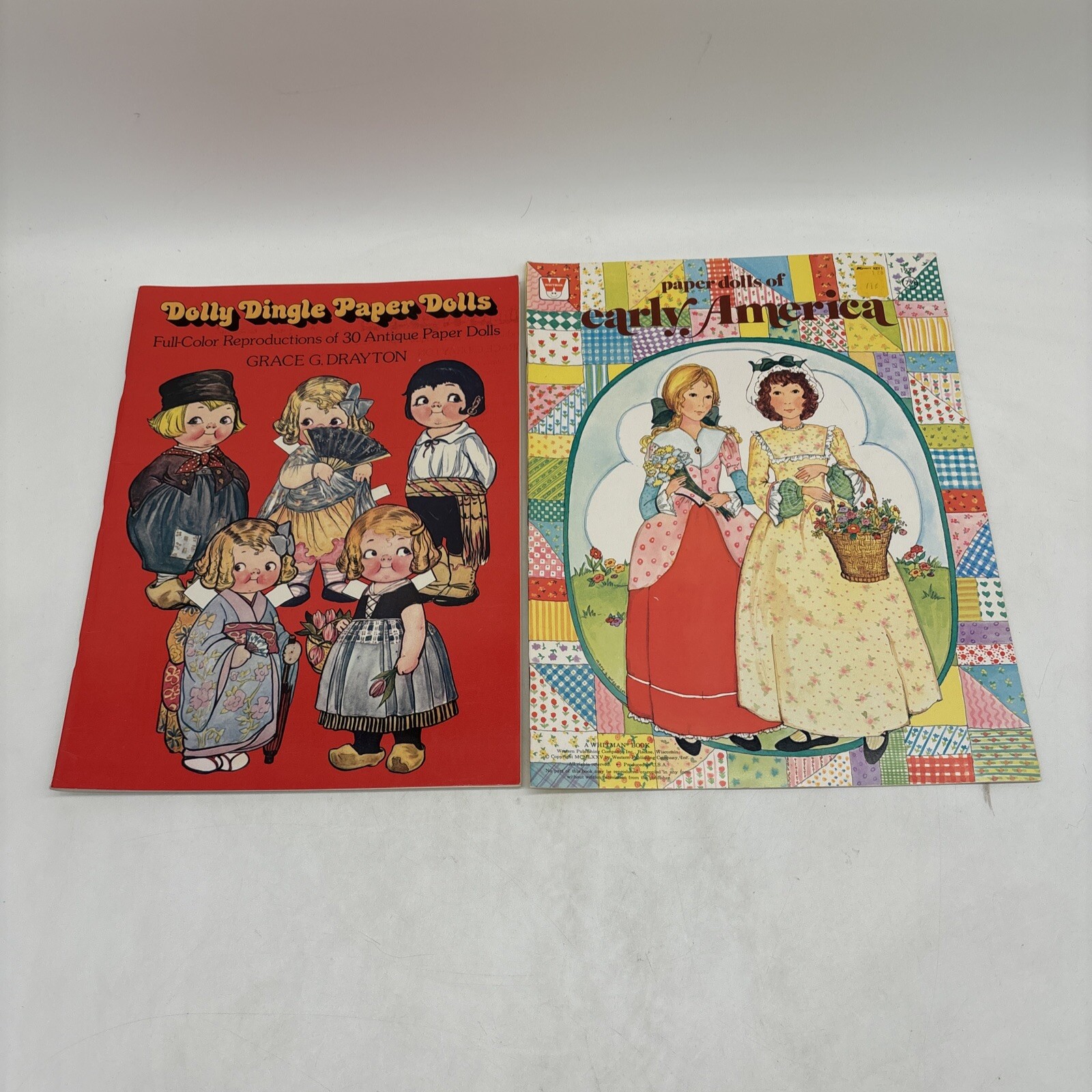 Vintage Two (2) Paper Dolls Books! 