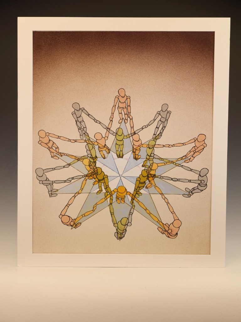 Derek Carruthers (1935–2021) 'Star' Original Watercolour, Signed and Dated May 1