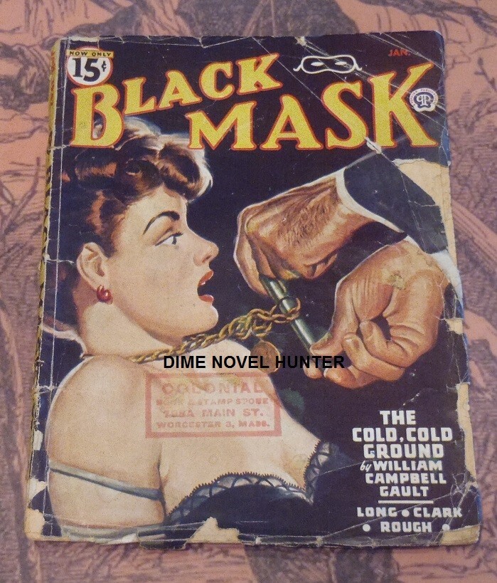 BLACK MASK DETECTIVE JANUARY  1947 PULP SCIENCE FICTION COMIC (2)