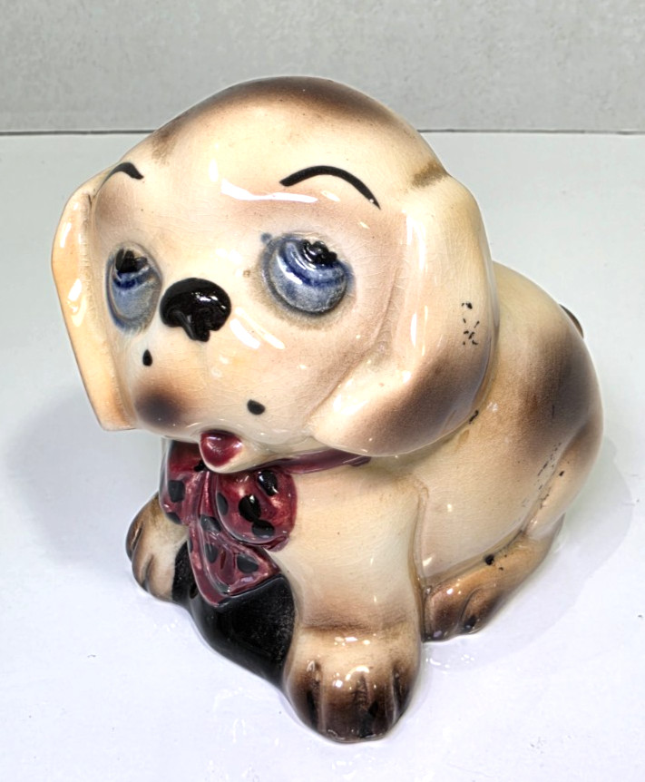 Vintage Ceramic Art Deco Bonzo Dog Figurine Hand Painted ENGLAND