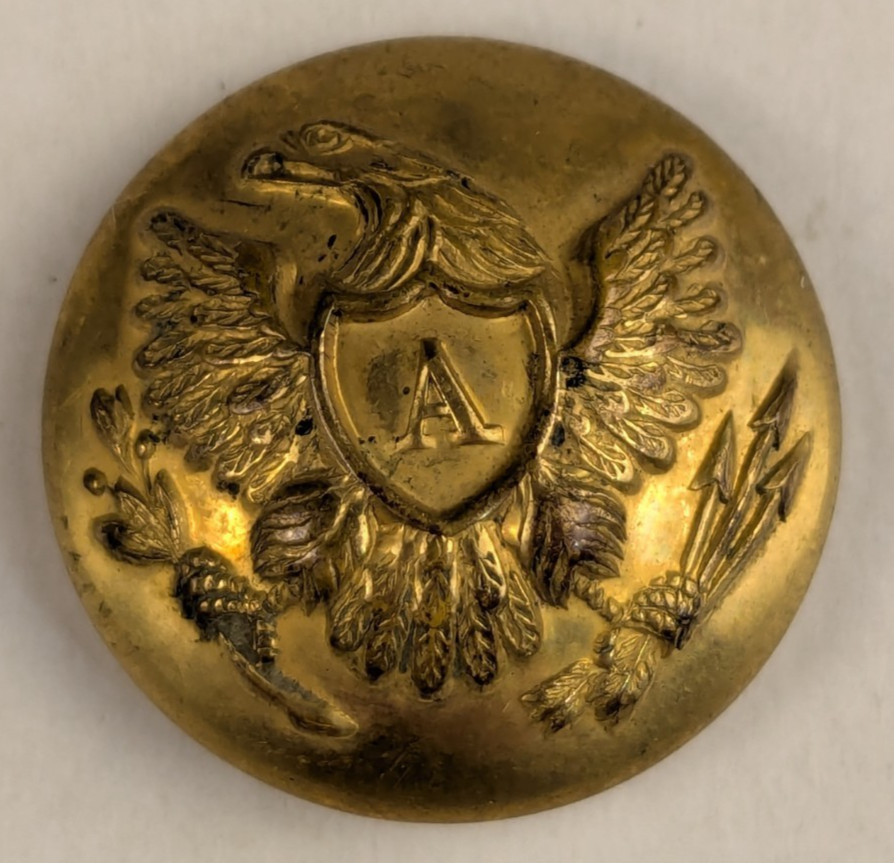 1850-65 - US Artillery Eagle Uniform Button Original - M2C