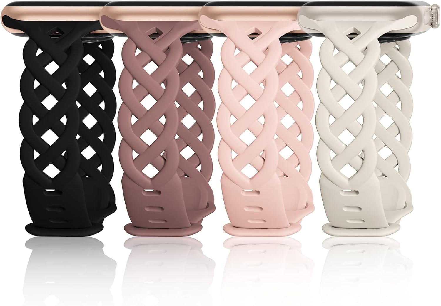 Slim Silicone Strap Compatible with Apple Watch SE Series 8 40mm/44mm