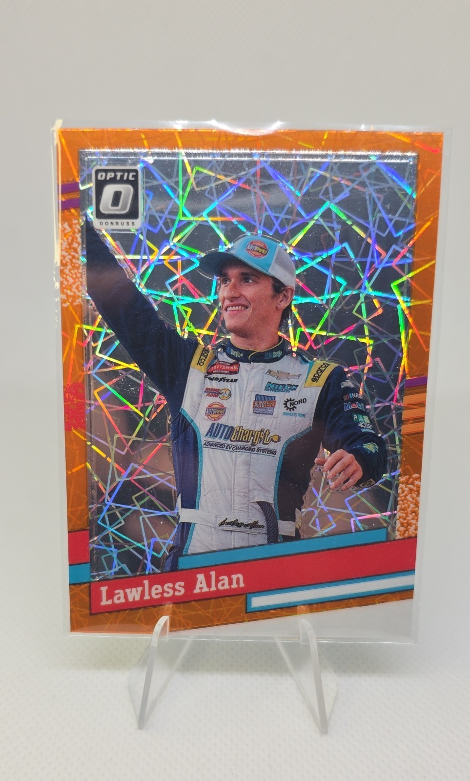 2024 Panini Donruss NASCAR - Retro 1991 Lawless Alan #148 Optic Orange Velocity
