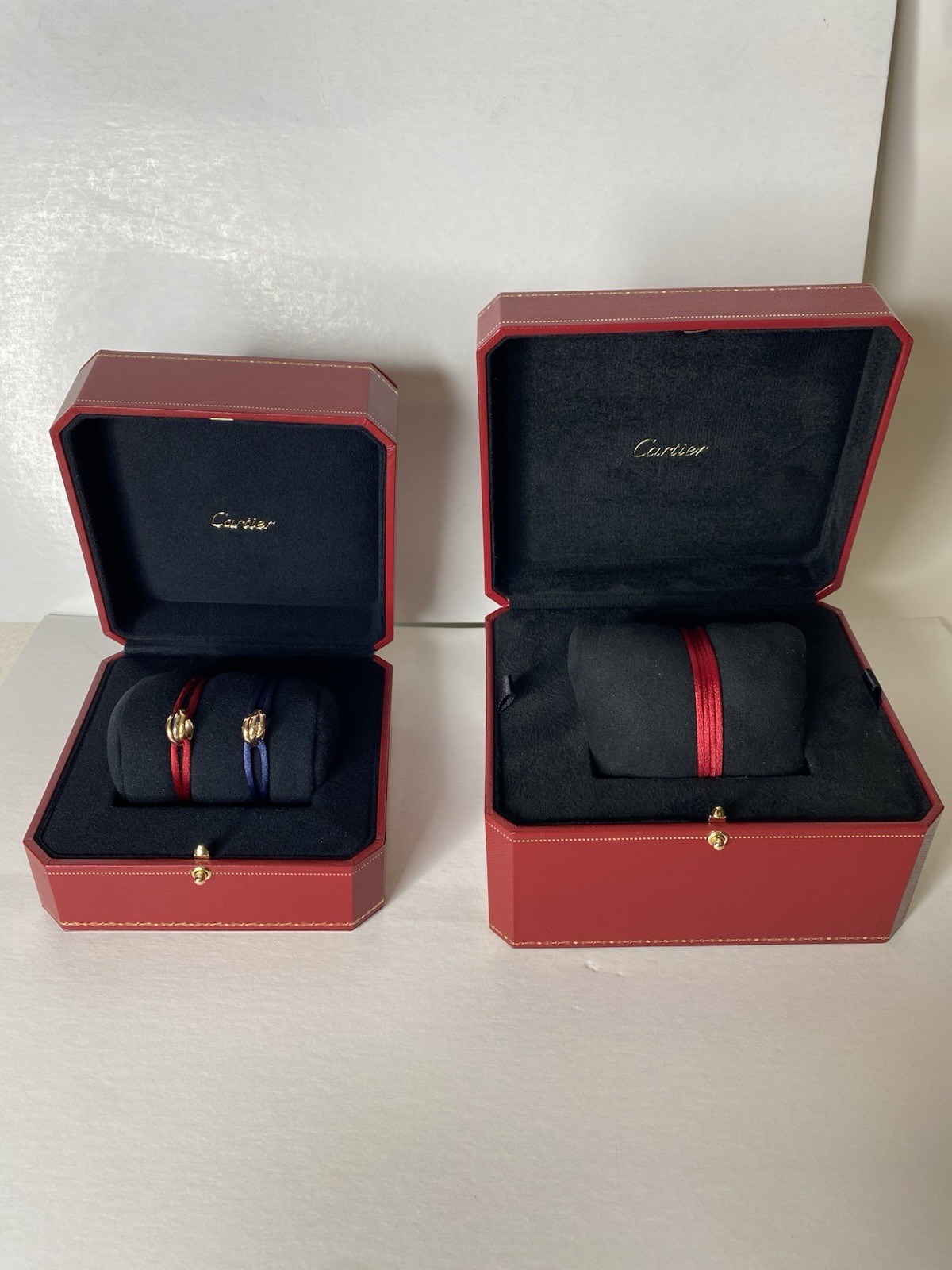 Cartier Silk Cord Red 90cm Authentic 