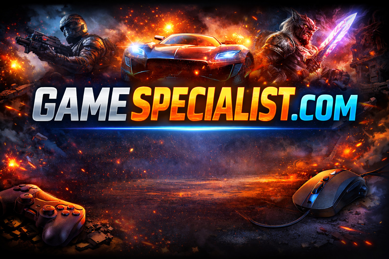 GAMESPECIALIST.COM Premium Internet Domain Name, Gaming-Website-Business Brand