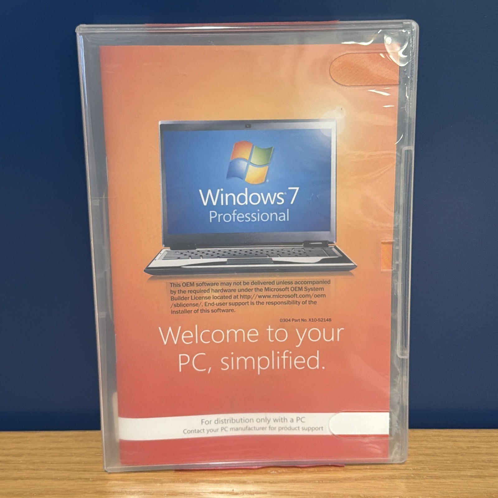Microsoft Windows 7 Professional 64 bit x64 Full English DVD MS WIN=NEW SEALED=