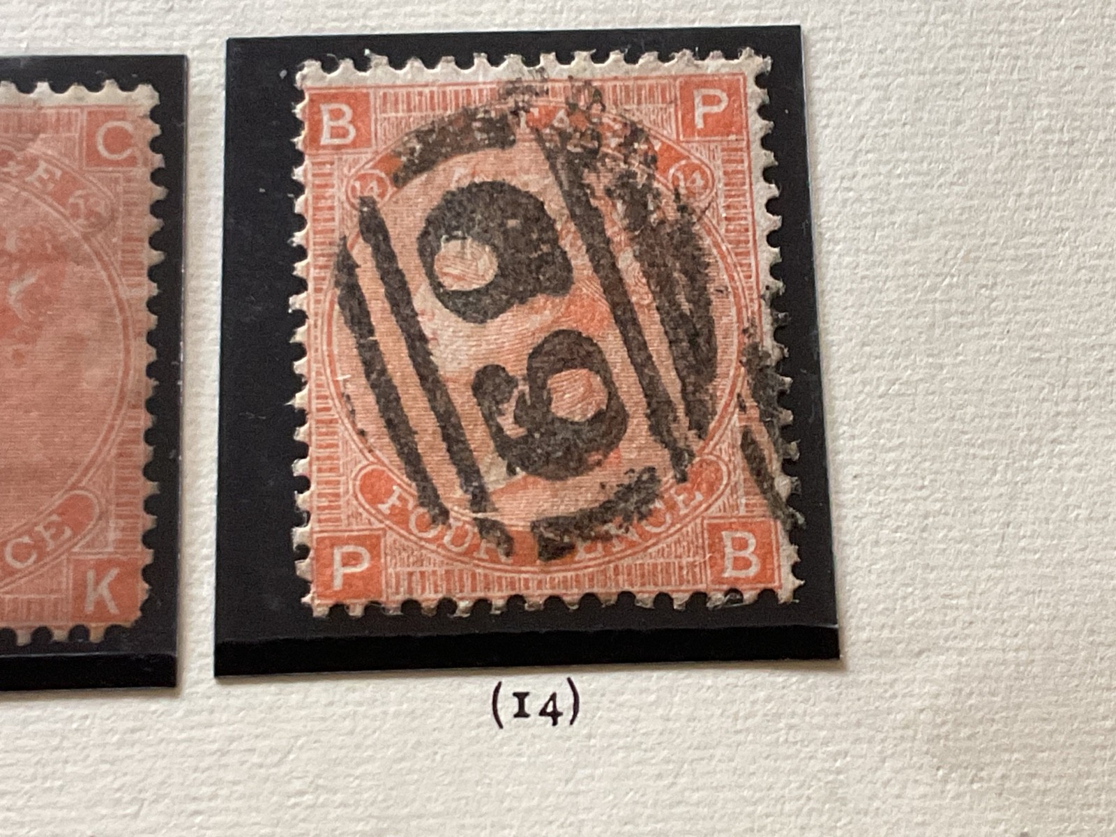 Great Britain Victoria four pence  used stamp   B3173