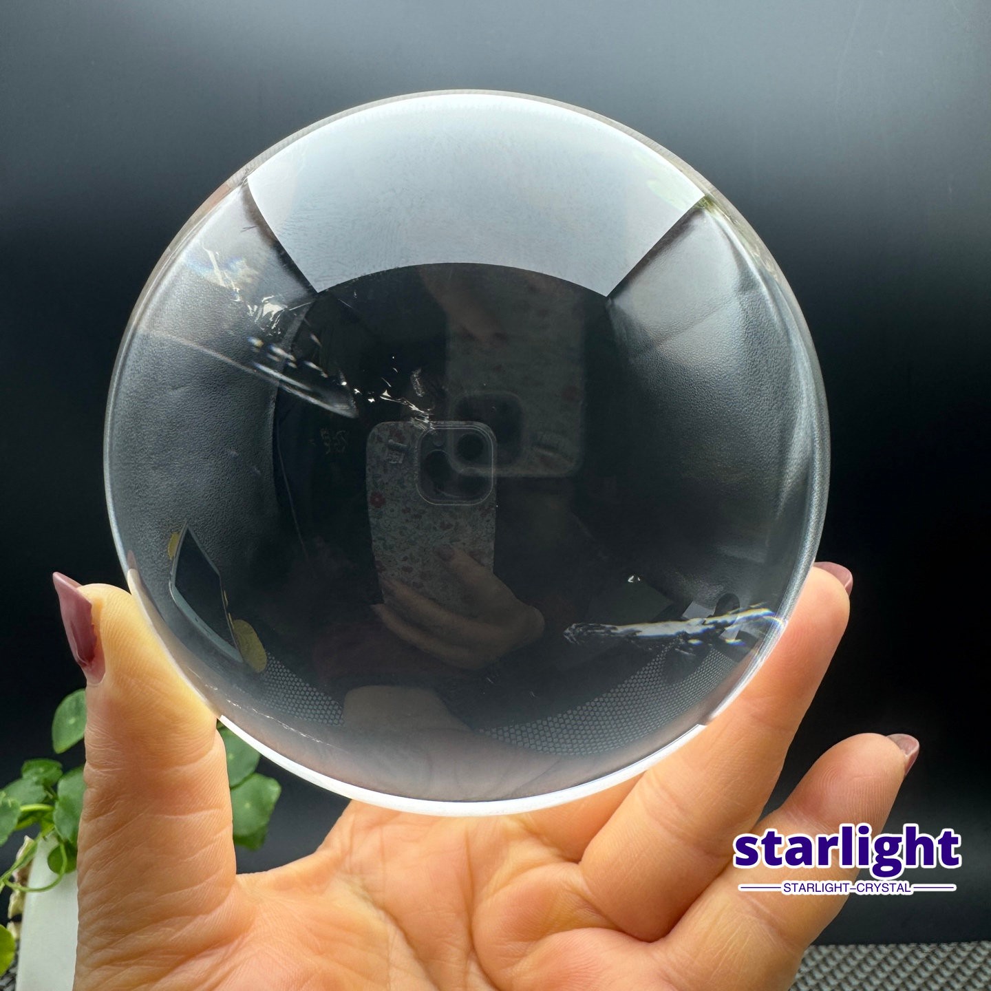 3.7LB Natural Clear Quartz Sphere Large Crystal Ball Reiki Healing