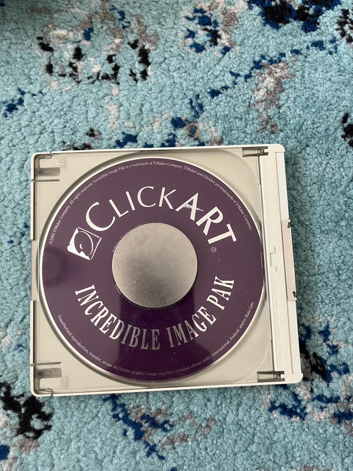 clickart Incredible Image Pak Windows CD ROM Software Imaging Editing Art VTG