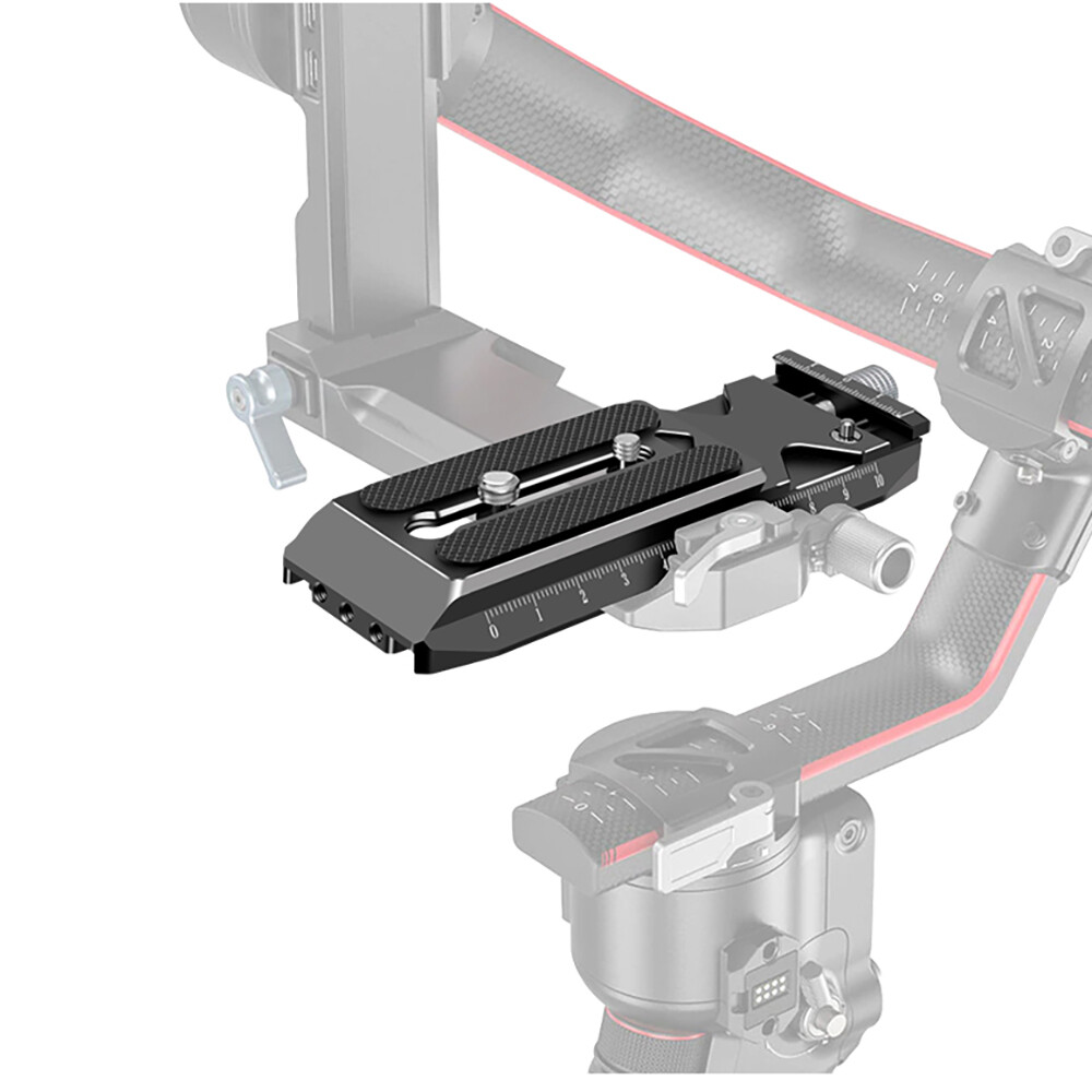 Quick Release Plate for DJI Ronin RS 2/RSC 2 Gimbal Manfrotto to Arca Type Clamp